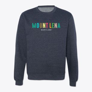 Mount Lena Maryland Color Pop Crewneck Sweatshirt