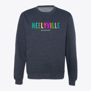Neelyville Missouri Color Pop Crewneck Sweatshirt