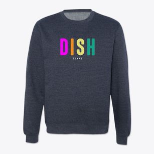 Dish Texas Color Pop Crewneck Sweatshirt