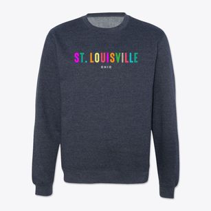 St. Louisville Ohio Color Pop Crewneck Sweatshirt