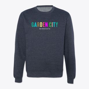 Garden City Minnesota Color Pop Crewneck Sweatshirt