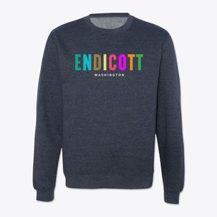 Endicott Washington Color Pop Crewneck Sweatshirt