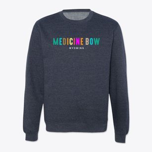 Medicine Bow Wyoming Color Pop Crewneck Sweatshirt