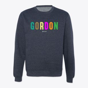 Gordon Ohio Color Pop Crewneck Sweatshirt