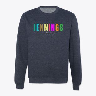 Jennings Maryland Color Pop Crewneck Sweatshirt