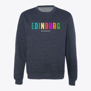 Edinburg Missouri Color Pop Crewneck Sweatshirt