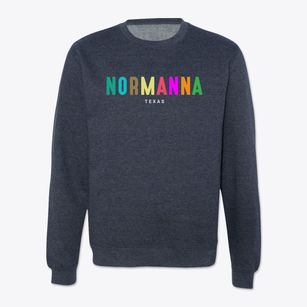 Normanna Texas Color Pop Crewneck Sweatshirt