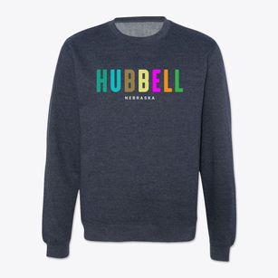 Hubbell Nebraska Color Pop Crewneck Sweatshirt