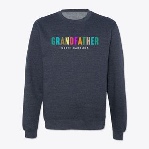 Grandfather North Carolina Color Pop Crewneck Sweatshirt