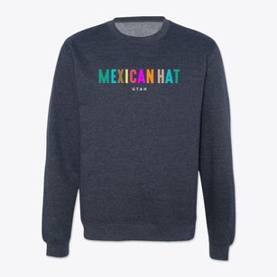 Mexican Hat Utah Color Pop Crewneck Sweatshirt