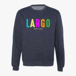 Largo Maryland Color Pop Crewneck Sweatshirt