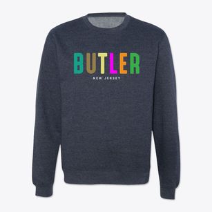 Butler New Jersey Color Pop Crewneck Sweatshirt