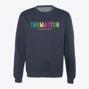 Thomaston Connecticut Color Pop Crewneck Sweatshirt