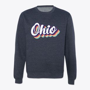  Ohio Retro Candy Vibes Crewneck Sweatshirt
