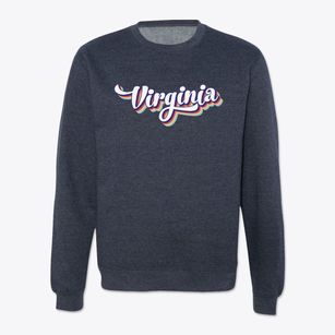  Virginia Retro Candy Vibes Crewneck Sweatshirt