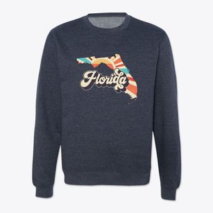  Florida Retro Art Crewneck Sweatshirt