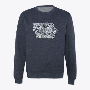  Iowa Mandala Crewneck Sweatshirt
