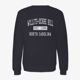 Willits-ochre Hill North Carolina Classic Established Crewneck Sweatshirt