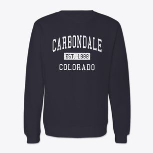 Carbondale Colorado Classic Established Crewneck Sweatshirt