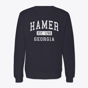 Hamer Georgia Classic Established Crewneck Sweatshirt
