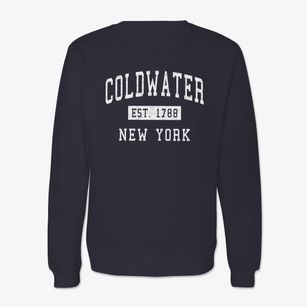 Coldwater New York Classic Established Crewneck Sweatshirt