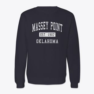 Massey Point Oklahoma Classic Established Crewneck Sweatshirt
