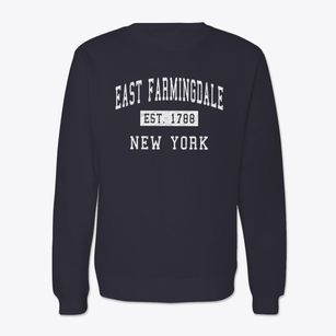 East Farmingdale New York Classic Established Crewneck Sweatshirt