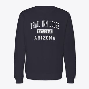 Trail Inn Lodge Arizona Classic Established Crewneck Sweatshirt