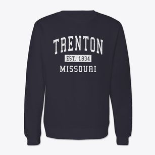 Trenton Missouri Classic Established Crewneck Sweatshirt