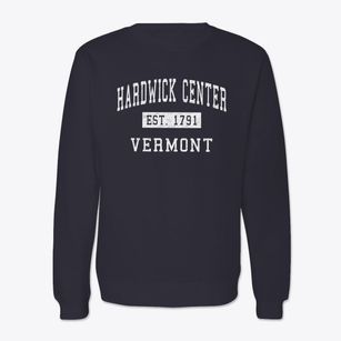 Hardwick Center Vermont Classic Established Crewneck Sweatshirt