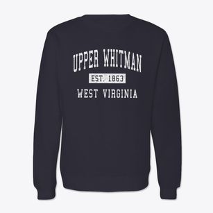 Upper Whitman West Virginia Classic Established Crewneck Sweatshirt