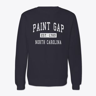 Paint Gap North Carolina Classic Established Crewneck Sweatshirt
