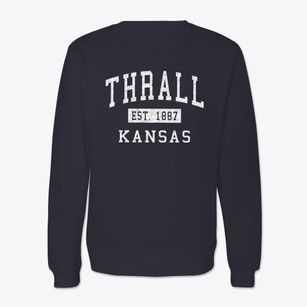 Thrall Kansas Classic Established Crewneck Sweatshirt