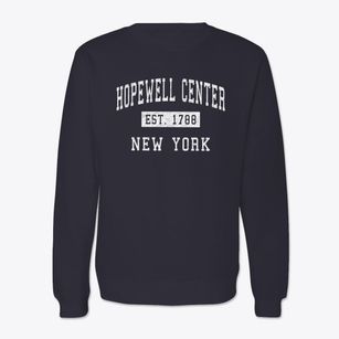 Hopewell Center New York Classic Established Crewneck Sweatshirt