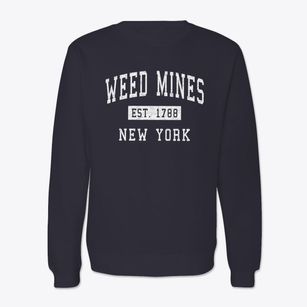 Weed Mines New York Classic Established Crewneck Sweatshirt