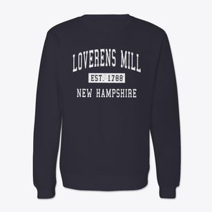 Loverens Mill New Hampshire Classic Established Crewneck Sweatshirt