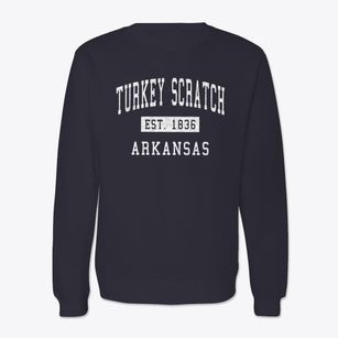 Turkey Scratch Arkansas Classic Established Crewneck Sweatshirt