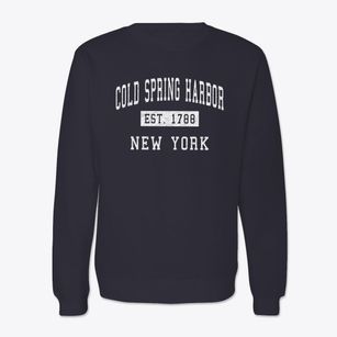 Cold Spring Harbor New York Classic Established Crewneck Sweatshirt
