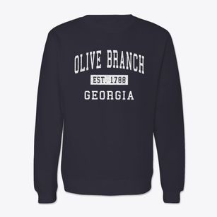 Olive Branch Georgia Classic Established Crewneck Sweatshirt
