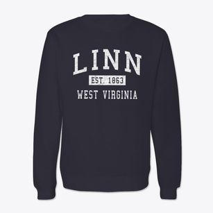 Linn West Virginia Classic Established Crewneck Sweatshirt