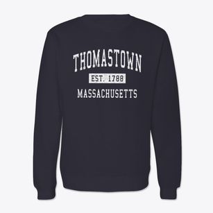 Thomastown Massachusetts Classic Established Crewneck Sweatshirt