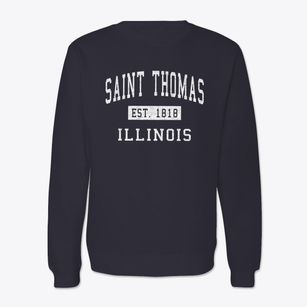 Saint Thomas Illinois Classic Established Crewneck Sweatshirt