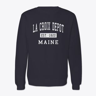 La Croix Depot Maine Classic Established Crewneck Sweatshirt
