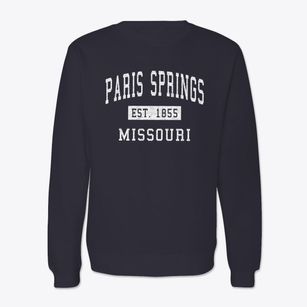 Paris Springs Missouri Classic Established Crewneck Sweatshirt