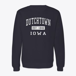 Dutchtown Iowa Classic Established Crewneck Sweatshirt