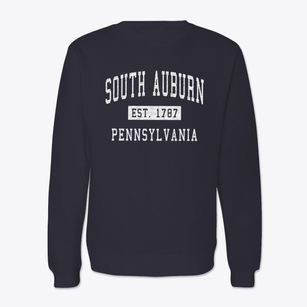 South Auburn Pennsylvania Classic Established Crewneck Sweatshirt
