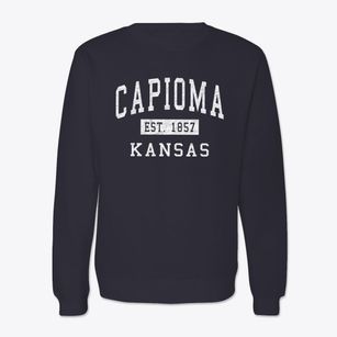 Capioma Kansas Classic Established Crewneck Sweatshirt