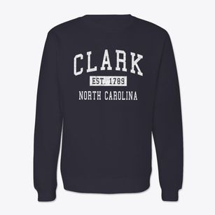 Clark North Carolina Classic Established Crewneck Sweatshirt