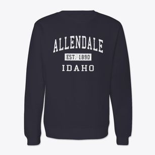 Allendale Idaho Classic Established Crewneck Sweatshirt