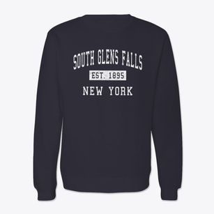 South Glens Falls New York Classic Established Crewneck Sweatshirt